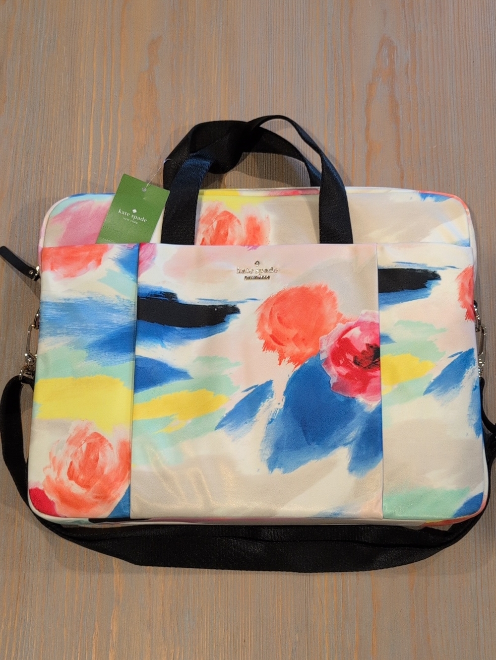Kate Spade Floral Multi-Color Laptop Tote